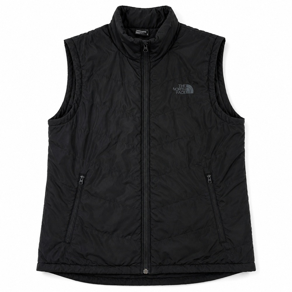 The North Face Insulated Vest Womens M Black Full Zip Lightweight Outdoor
